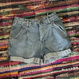 High Waisted Denim Shorts
